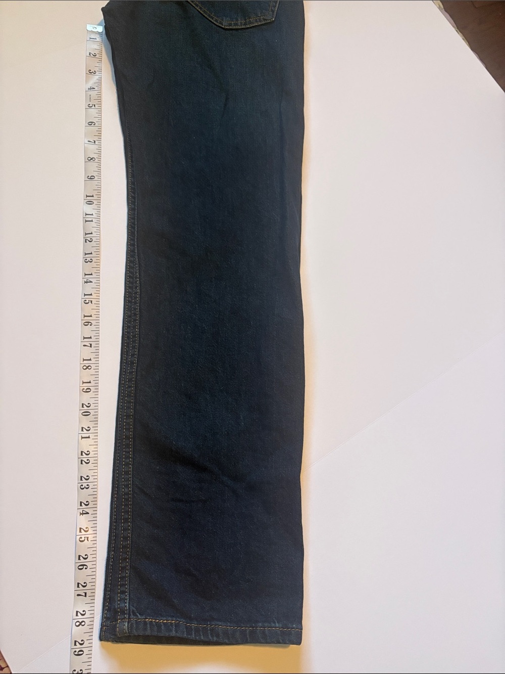 Levi’s 505 Regular Fit Straight Leg Jeans Dark Blue, Men’s Size 30x30. - Picture 9 of 9